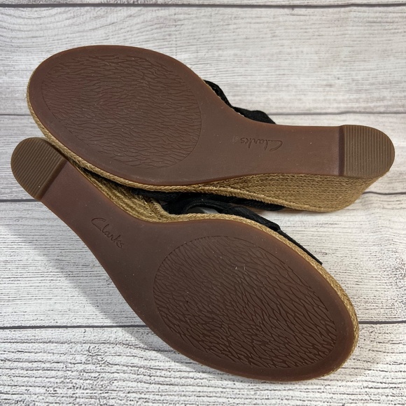 CLARKS WEDGE SANDAL (L13) - Picture 5 of 8